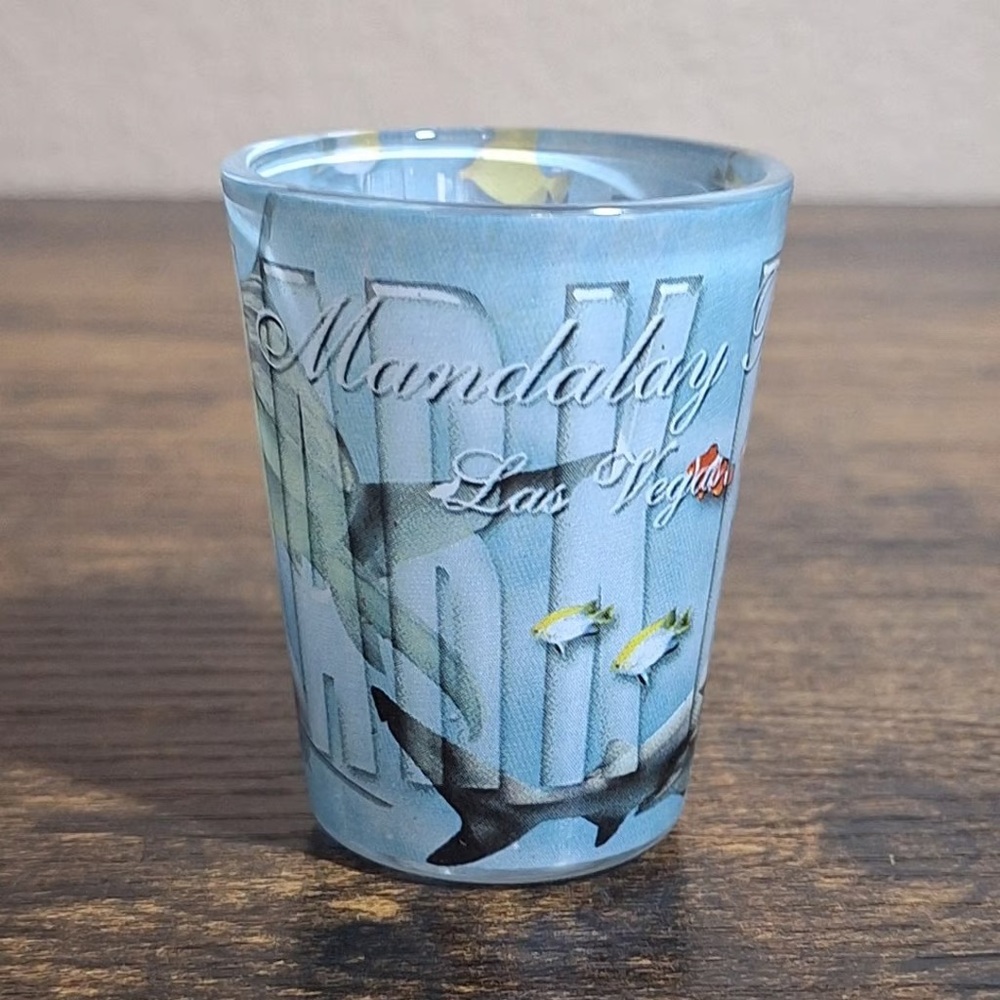 Mandalay Bay Shark Reef Shot Glass